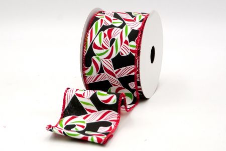 Black_Holiday Candy Cane Wired Ribbon_KF8751GC-53-7