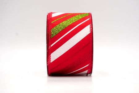 Red_Sparkle Diagonal Stripe Wired Ribbon_KF8757GC-7-7