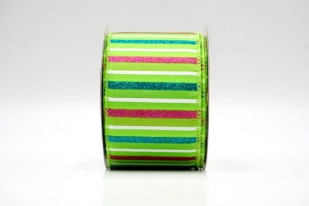 Groene_Sprankelende Feest Stripe Draadlint_KF8794GC-15-190