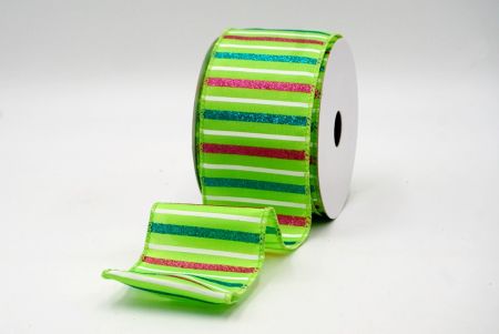 Groene_Sprankelende Feest Stripe Draadlint_KF8794GC-15-190