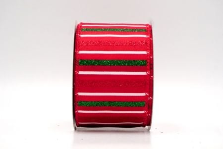 Red_Sparkling Holiday Stripe Wired Ribbon_KF8794GC-7-7