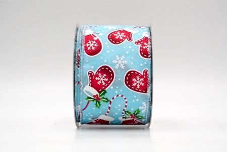 Babyblau_Weihnachts-Handschuhe Drahtband_KF8823GC-12-12