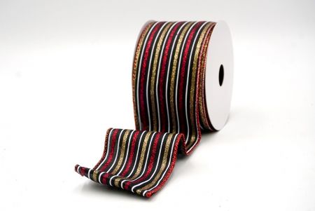 Niger_Lucidus Tri-Color Stripes Filum Ribbons_KF8840GR-53R