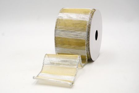 Gold_Festive Metallic Wired Ribbon_KF8842G-2