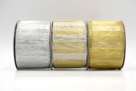 Festive Metallic Wired Ribbon - Festive Metallic Wired Ribbon