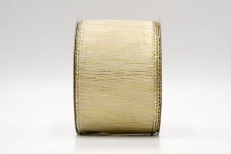 Lt.Gold_Festive Metallic Wired Ribbon_KF8844GV-2