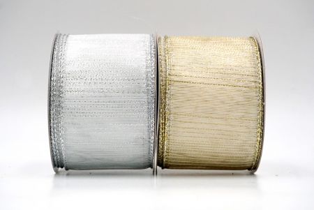 Festive Metallic Wired Ribbon_KF8845