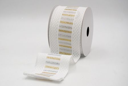 Witte_Kerst Dots en Glitter Strepen Wired Ribbon_KF8851GC-1-1