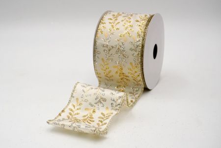 Witte_Glitterende Bladwijnstok Draadlint_KF8858GV-1