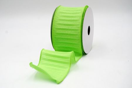 Lt Green_Color Pleated Wired Ribbon_KF8865GC-15-190