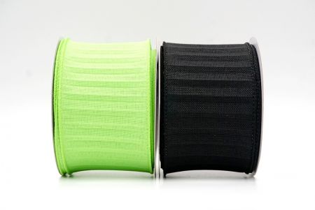 Solid Color Pleated Wired Ribbon_KF8865