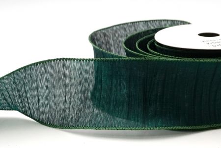 Green Textured Pleated Wired Ribbon Collection_KF8866GC-3-127