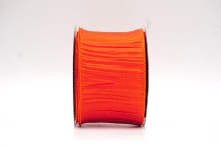 Orange Textured Pleated Wired Ribbon Collection_KF8866GC-54-54