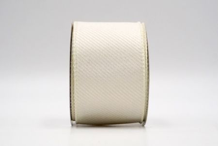 Cream_Shimmering Slanting Stripe Design Wired Ribbon_KF8867GC-2-2