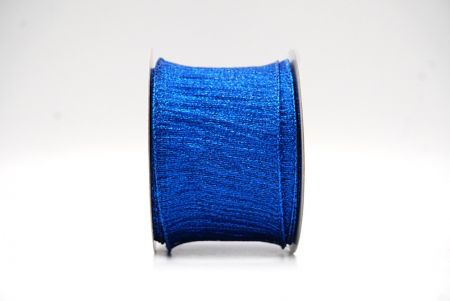 Royal blue Metallic Shimmer Wired Ribbon Collection_KF8868GB-4