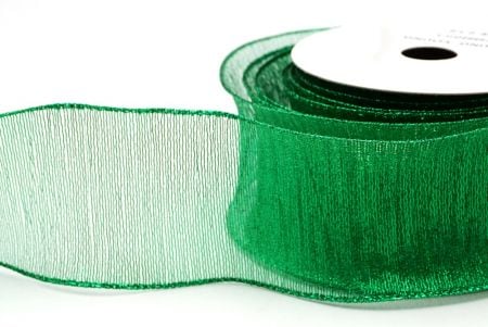 Green Metallic Shimmer Wired Ribbon Collection_KF8868GH-3