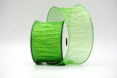 Apple Green Metallic Shimmer Wired Ribbon Collection_KF8868GI-15