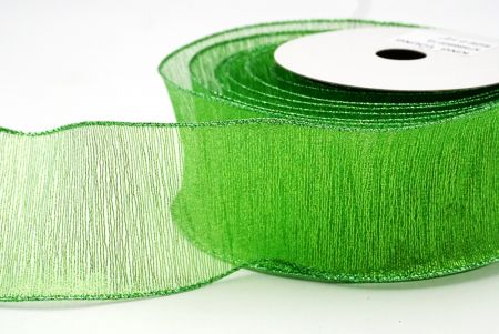 Apple Green Metallic Shimmer Wired Ribbon Collection_KF8868GI-15