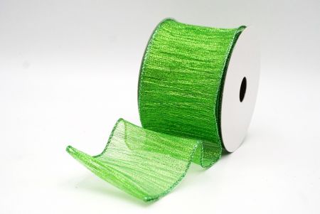 Apple Green Metallic Shimmer Wired Ribbon Collection_KF8868GI-15