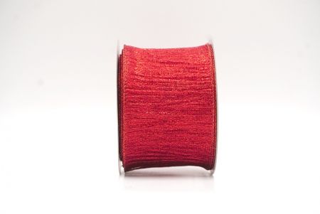 Red Metallic Shimmer Wired Ribbon Collection_KF8868GR-7