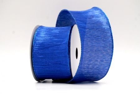 Blue_Metallic Crinkled Wired Ribbon_KF8869GB-4