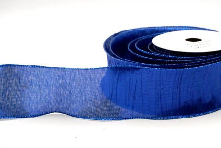 Blue_Metallic Crinkled Wired Ribbon_KF8869GB-4