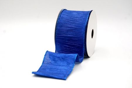 Blue_Metallic Crinkled Wired Ribbon_KF8869GB-4