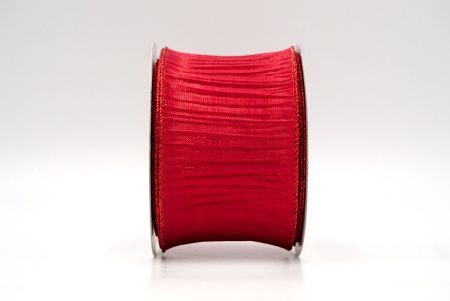 Red_Metallic Crinkled Wired Ribbon_KF8869GR-7