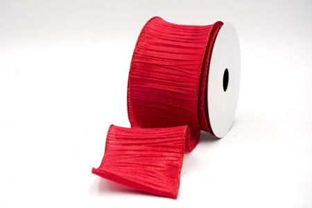 Red_Metallic Crinkled Wired Ribbon_KF8869GR-7