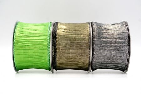 Metallic Crinkled Wired Ribbon_KF8869