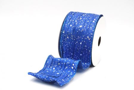 Coleção de Fita com Glitter Azul Royal Confete_KF8870GB-4