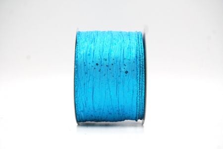 Heller Blauer Glitzer-Konfetti Drahtband Kollektion_KF8870GT-12