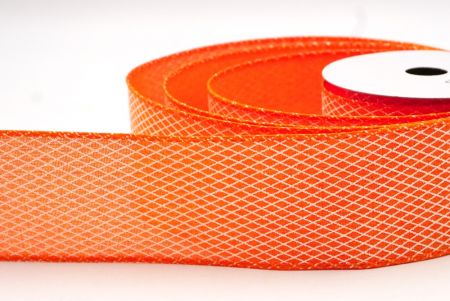 Orange Diamond Weave Pattern Ribbon Collection_KF8876GC-54-54