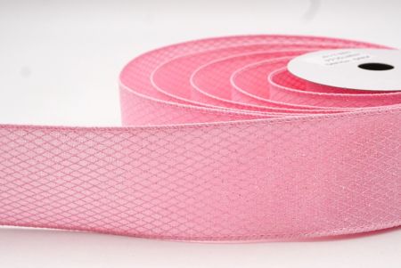 Pink Diamond Weave Pattern Ribbon Collection_KF8877GC-5-5