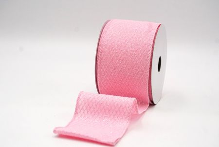 Coleção de Fita com Padrão de Trança Diamante Rosa_KF8877GC-5-5