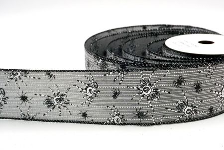 Gray_Halloween Wired Ribbon_KF8886GC-50-53