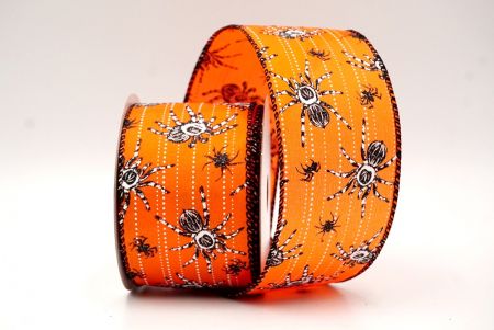 Pomarańczowa_wstążka Halloween Wired_KF8887GC-54-53