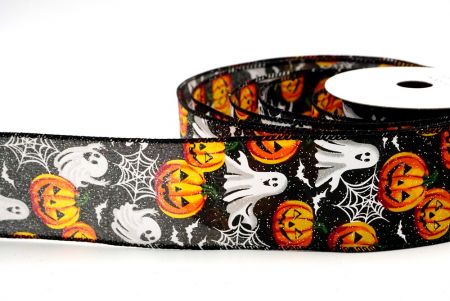 Black_Halloween Wired Ribbon_KF8888GC-53-53