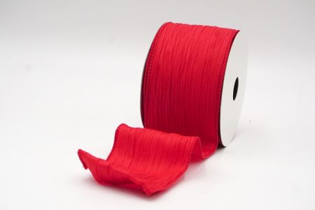 Dunkelrote einfarbige Crinkle-Ribbon-Kollektion_KF8941GC-8-7