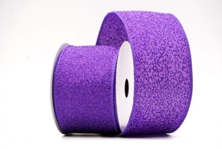 Cinta alambre con textura de purpurina violeta_KF8964GC-34-34