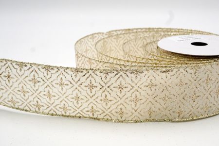 Crema_Glitter Floralis Consilium Filum Ribbons_KF8992GV-2