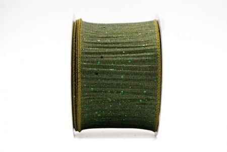 Green_Glitter Crinkle Wired Ribbon_KF9040GC-15-185