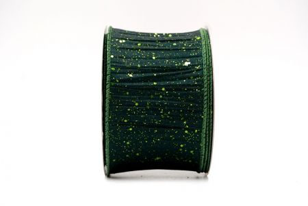 Dark Green_Glitter Crinkle Wired Ribbon_KF9040GC-3-127