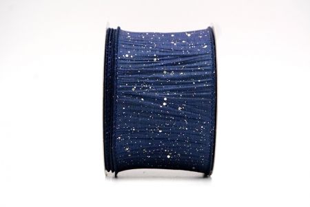 Navy Blue_Glitter Crinkle Wired Ribbon_KF9040GC-4-4