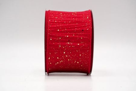 Red_Glitter Crinkle Wired Ribbon_KF9040GC-7G-7