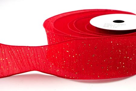 Red_Glitter Crinkle Wired Ribbon_KF9040GC-7G-7