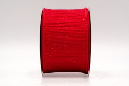 Red_Glitter Crinkle Wired Ribbon_KF9040GC-7R-7