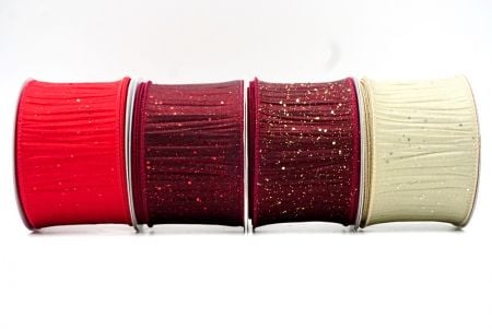 Glitter Crinkle Wired Ribbon - Glitter Crinkle Wired Ribbon