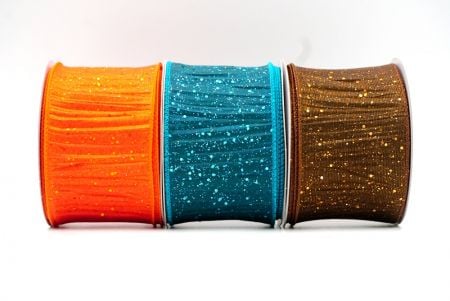 Glitter Crinkle Wired Ribbon_KF9040