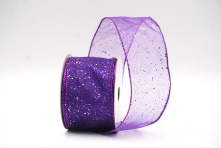 Violett Sternen Glitzer Funkel Drahtband_KF9060GP-34